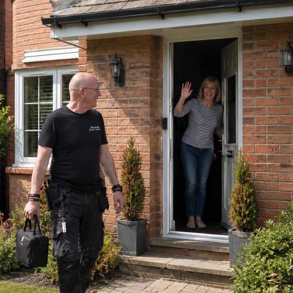 Bespoke pest control leaves a happy client home pest free