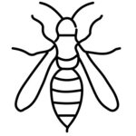 wasp pest control icon